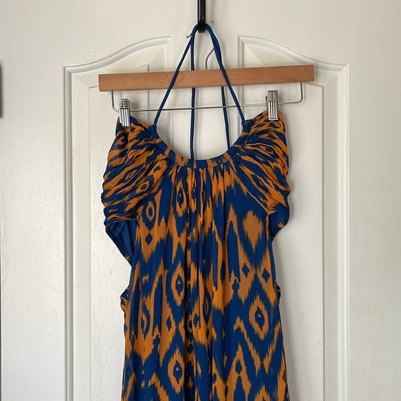 Anthropologie X Verb by Pallavi Singhee | Cut-Out Maxi Romantic Halter Dress XS - Picture 7 of 12